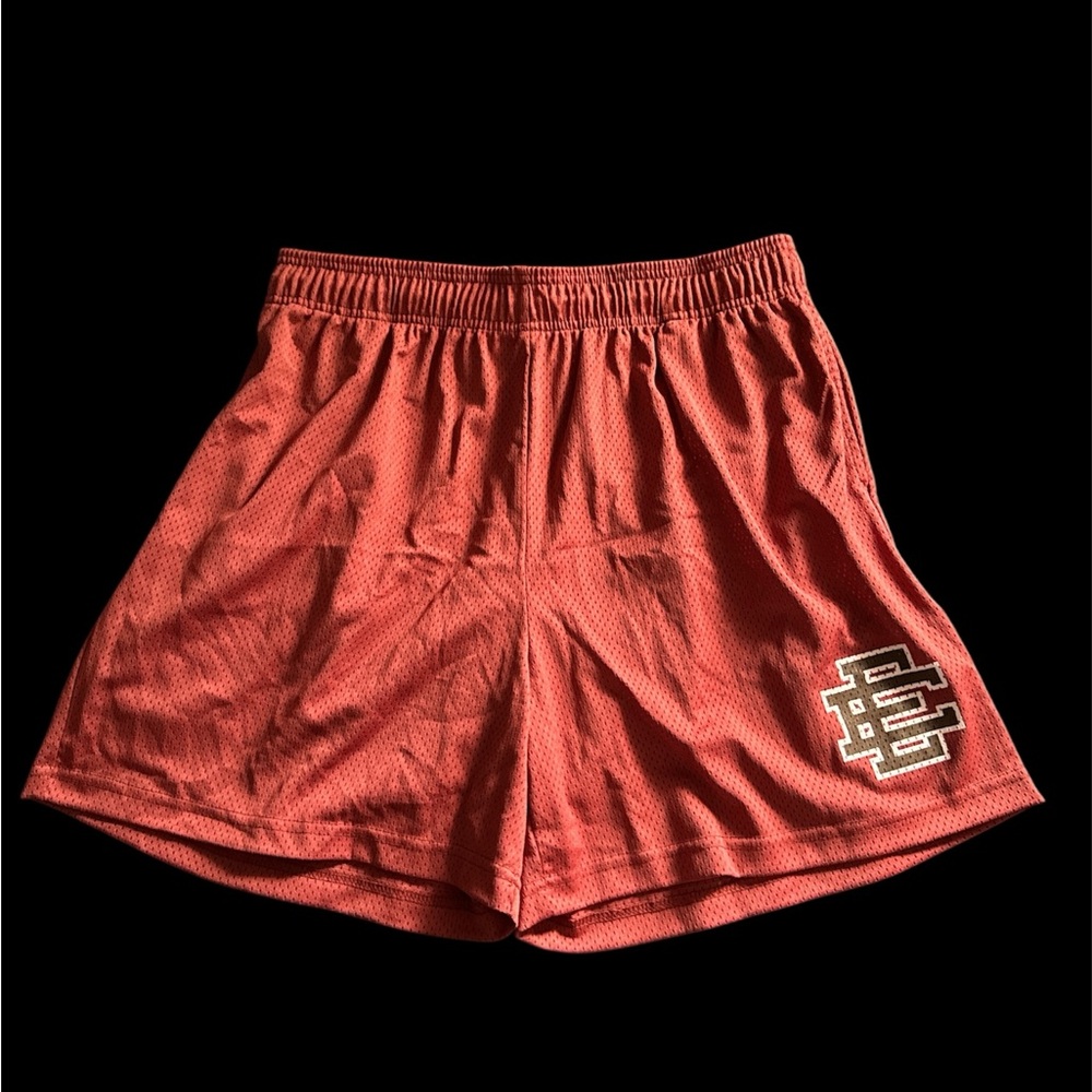 Eric Emanuel Red Athletic Shorts Lightweight Mesh